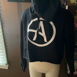 NEVER WORN Chris Angel MindFreak cropped hoodie
